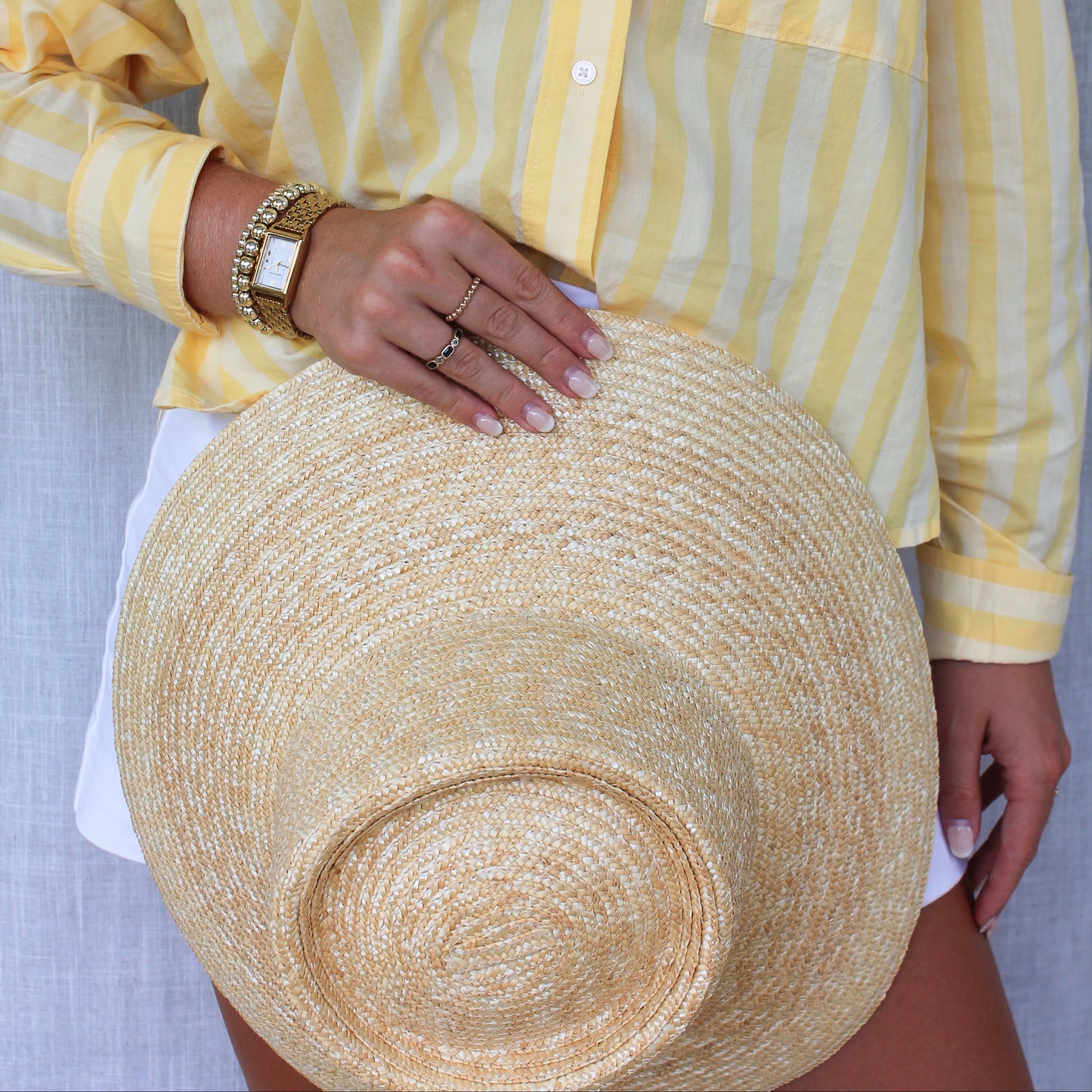 Lamp Shade Straw Sun Hat