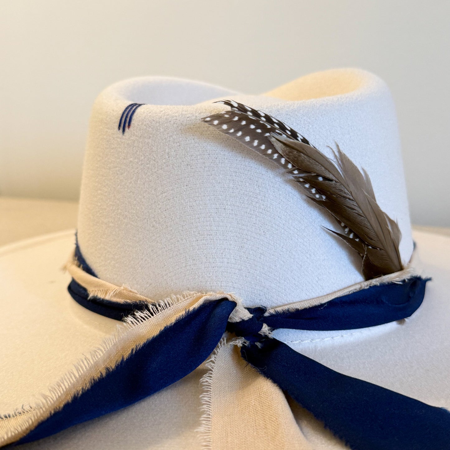 Navy Belle Western Hat
