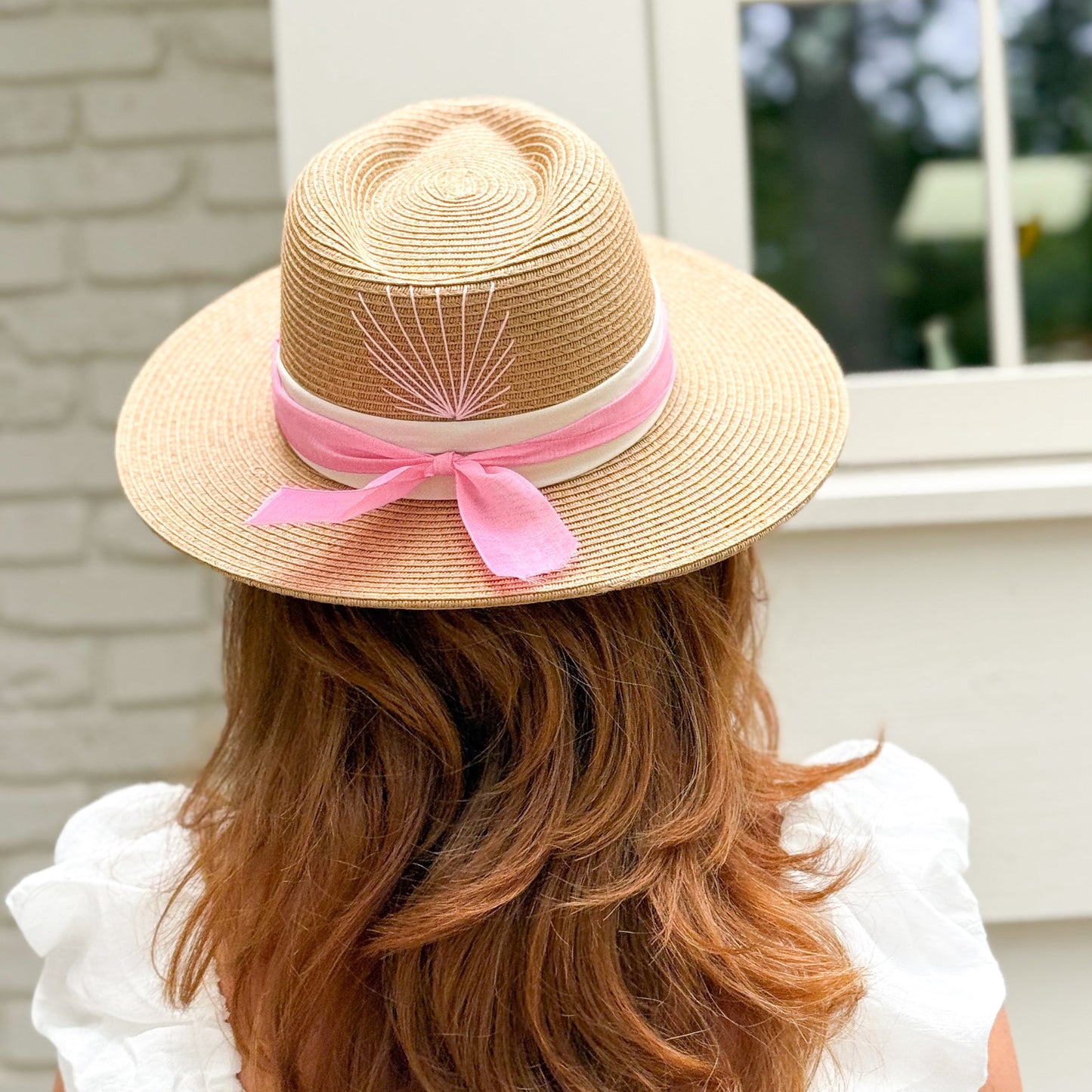 SunKissed Bloom Natural Beach Hat