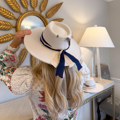 Navy Belle Western Hat