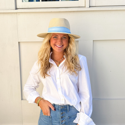 Blue Coast Cream Beach Hat