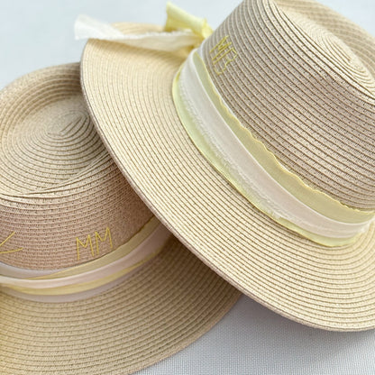 Sunshine Cream Beach Hat