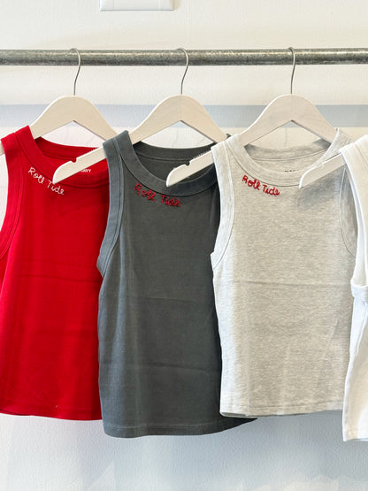 Sports Team Custom Hand Embroidered Tank Tops