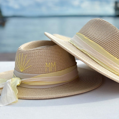 Sunshine Cream Beach Hat