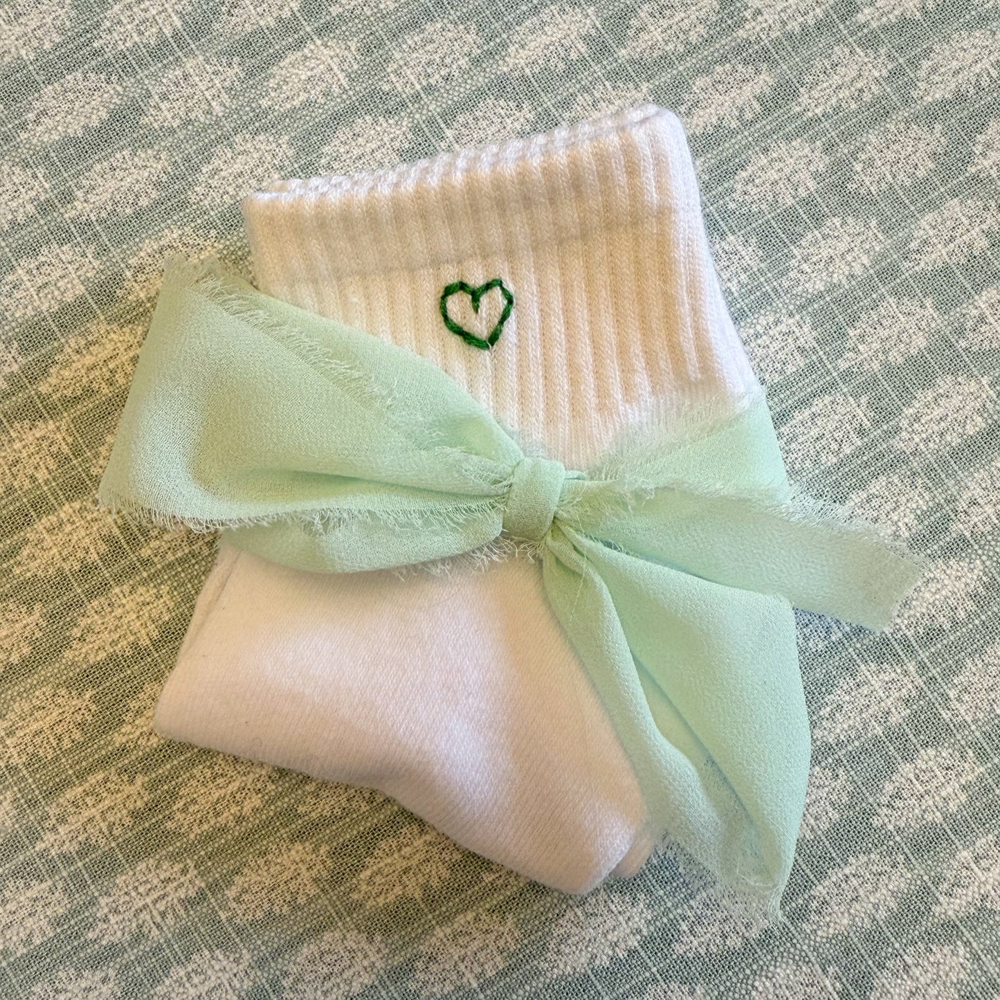 Custom Heart Ankle Socks