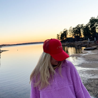 “I 🫶🏼 you” trucker hat