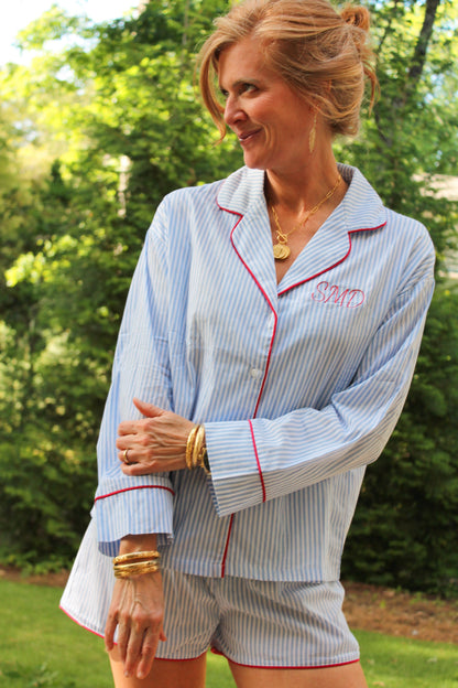 Americana Striped PJ Set