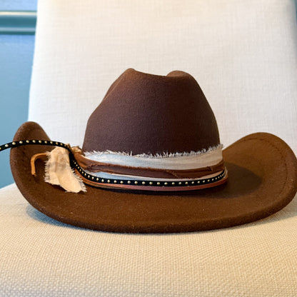 Chocolate Western Hat