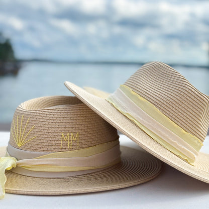 Sunshine Cream Beach Hat