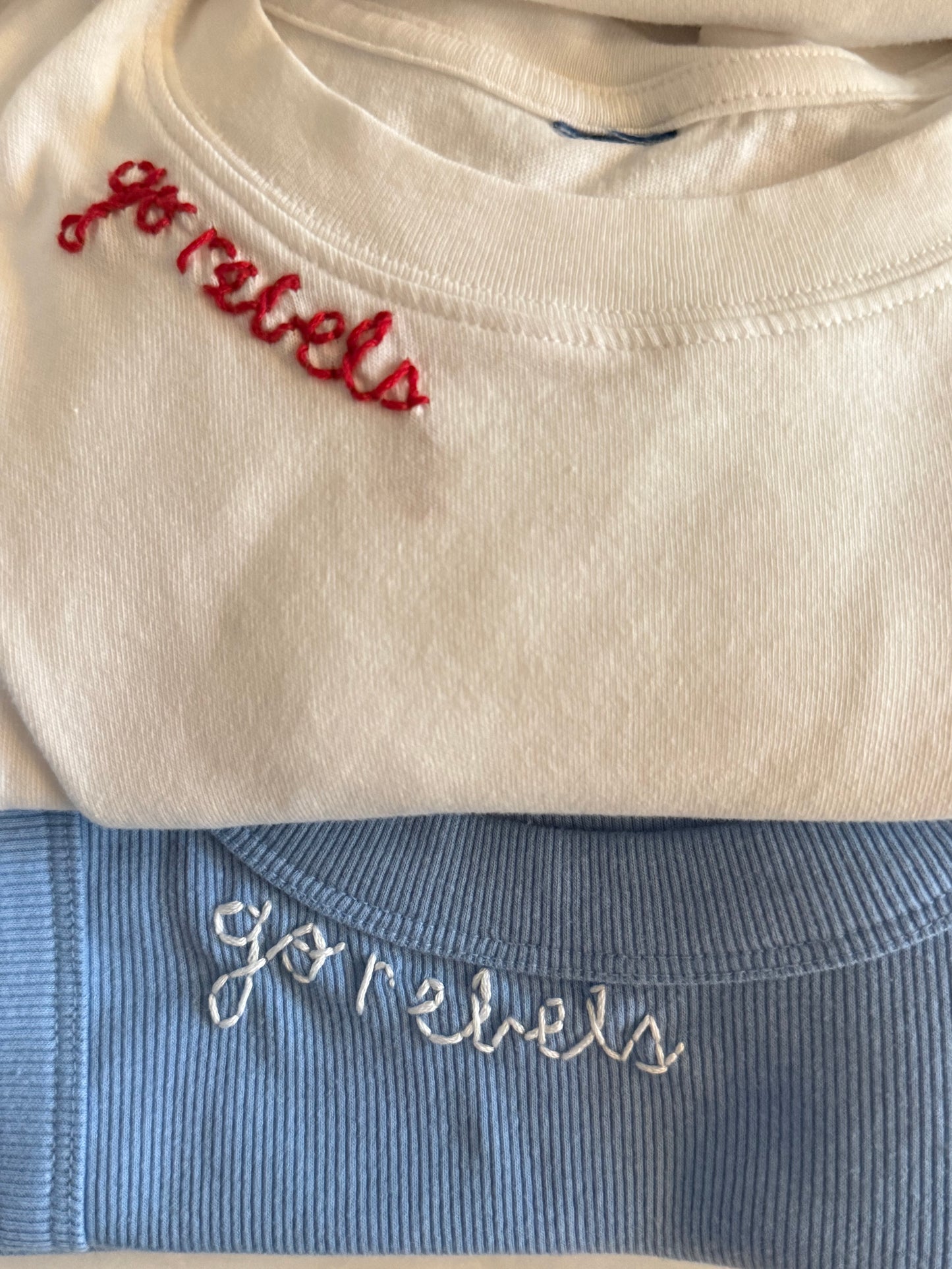 Sports Team Custom Hand Embroidered Tank Tops