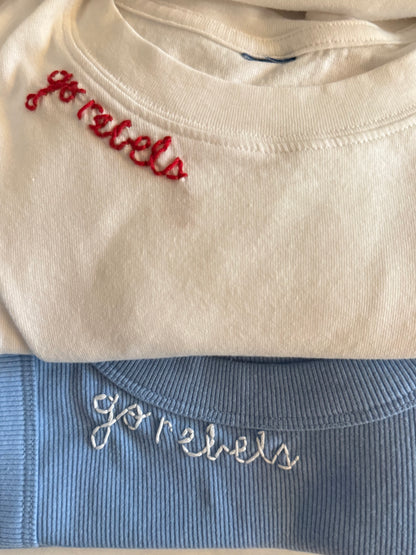 Sports Team Custom Hand Embroidered Tank Tops