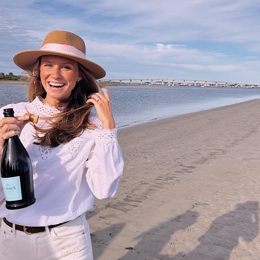 Silky Pink Natural Beach Hat