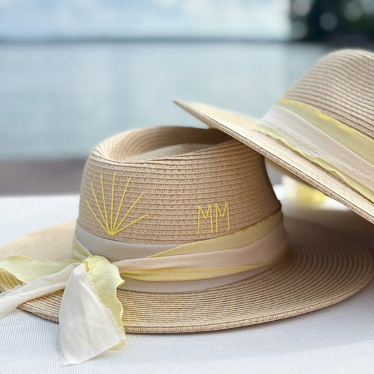 Sunshine Cream Beach Hat