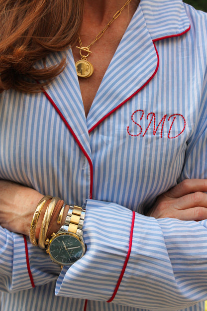 Americana Striped PJ Set