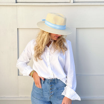 Blue Coast Cream Beach Hat