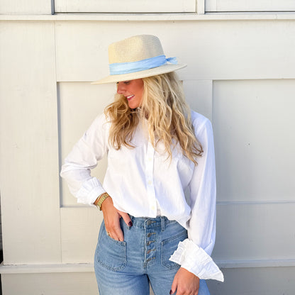 Blue Coast Cream Beach Hat