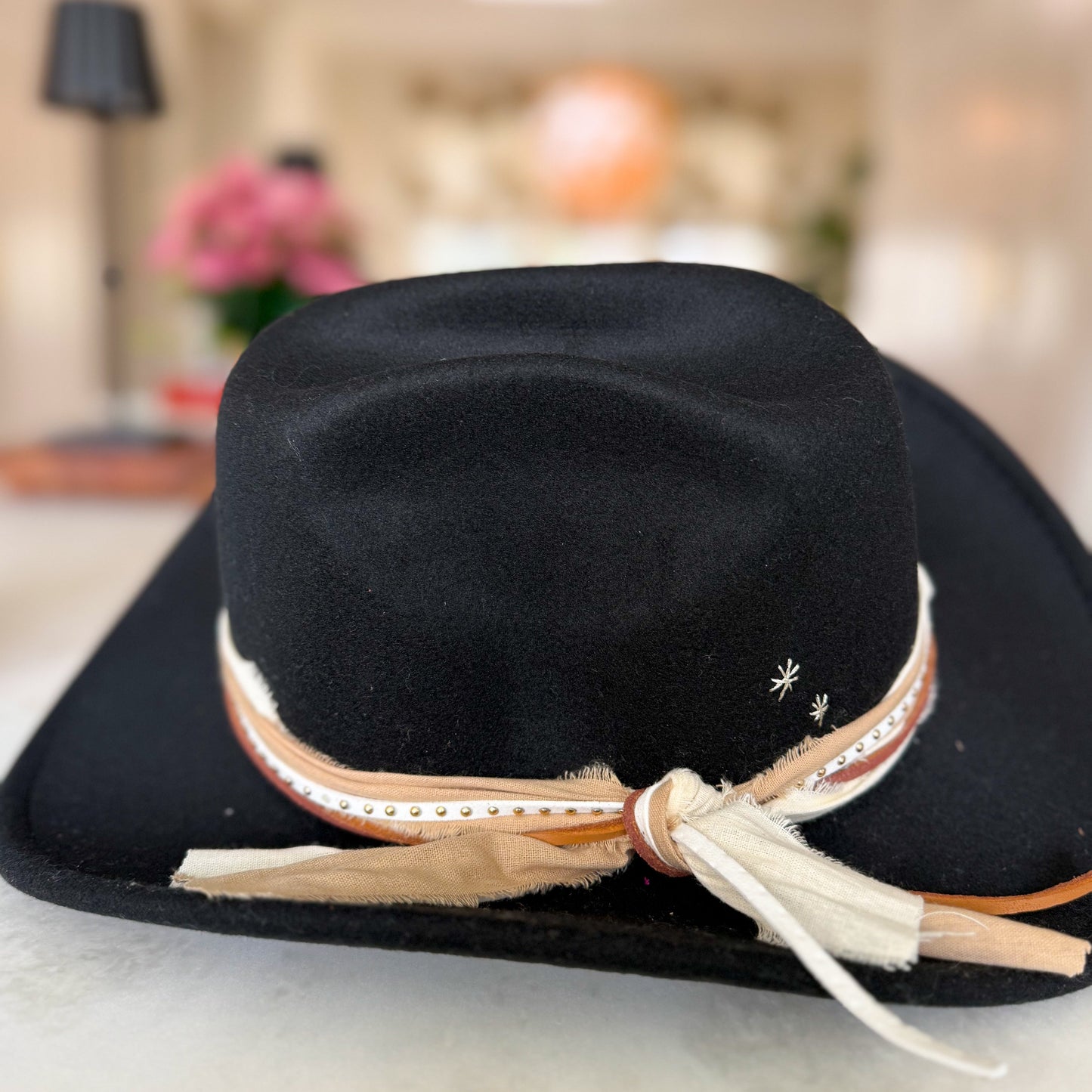Black Western Cowgirl Hat