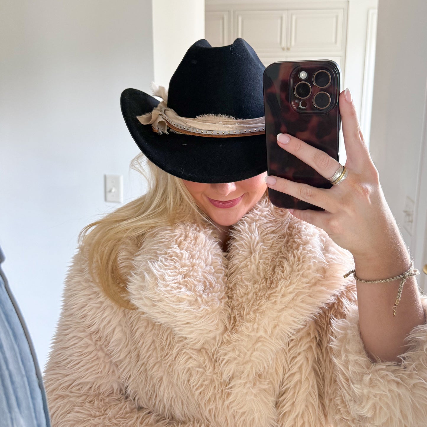 Black Western Cowgirl Hat