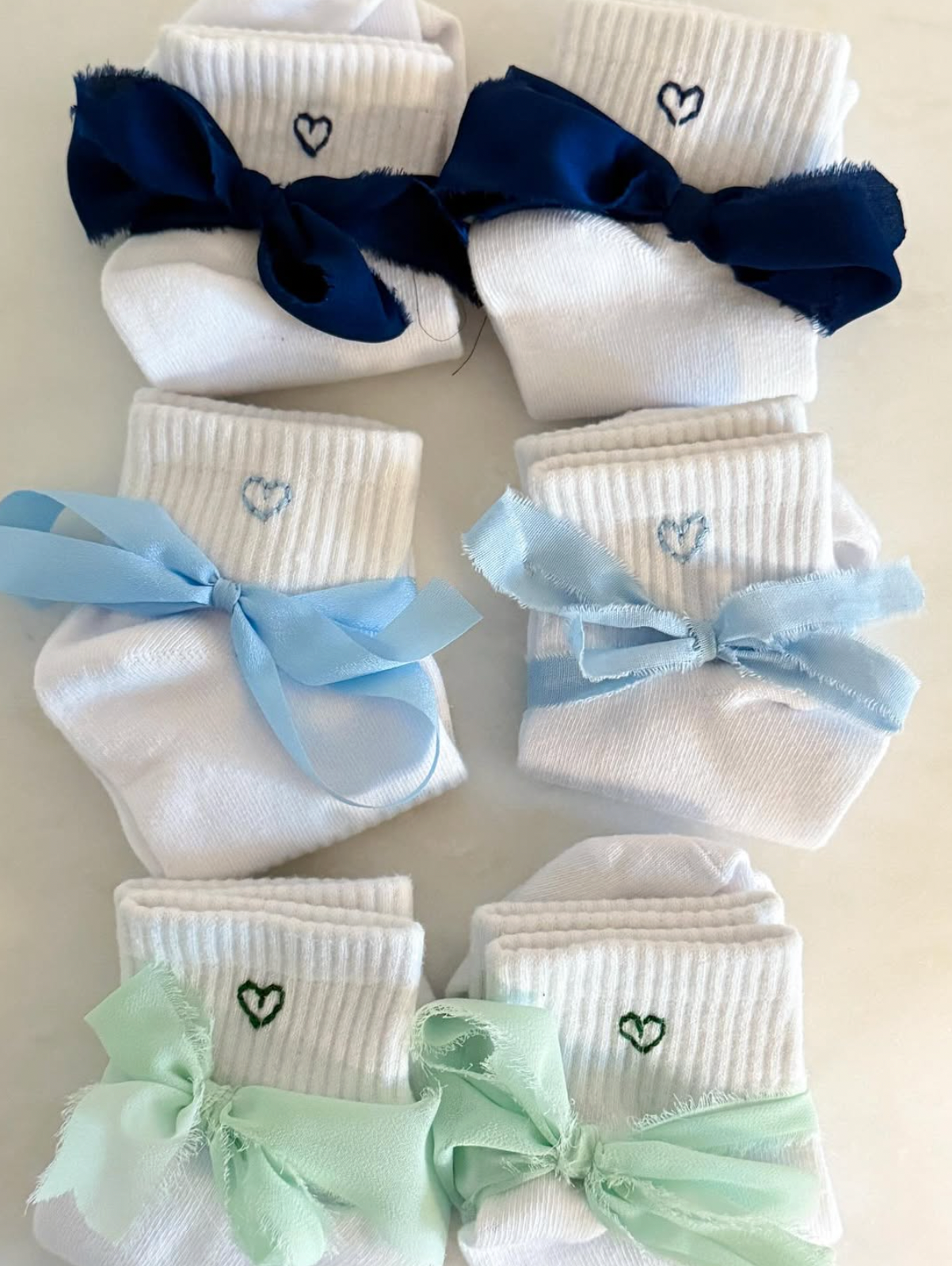 Custom Heart Ankle Socks