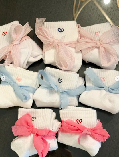 Custom Heart Ankle Socks