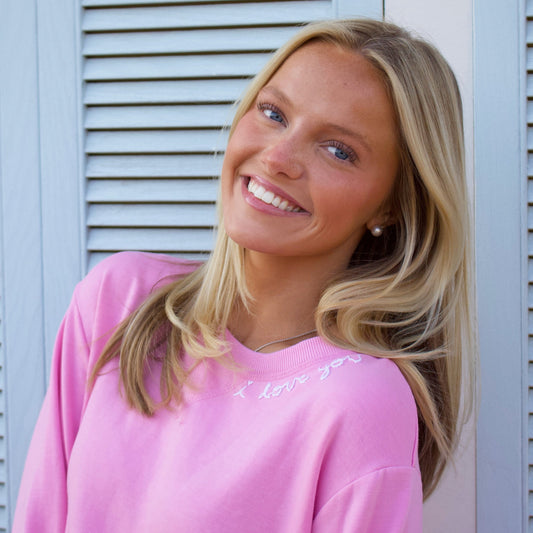 Custom Embroidered Collar Sweatshirt